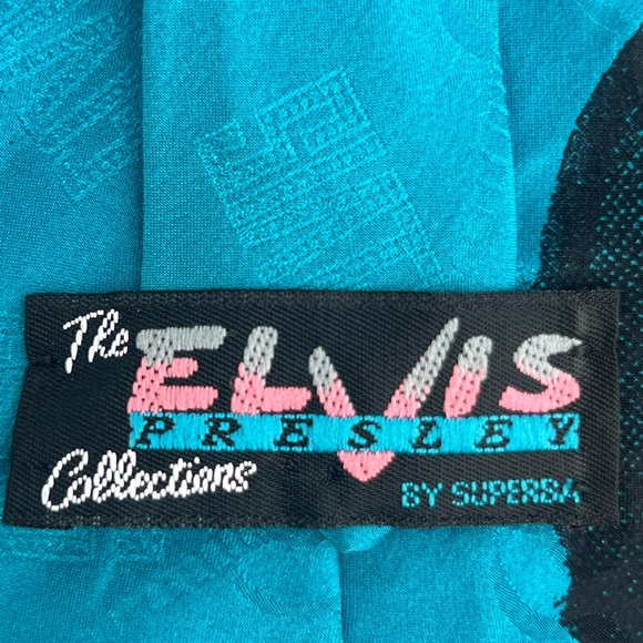 The Elvis Presley Collection by Supersa “Love Me Tender” 100 Italian Silk Tie - Picture 5 of 14